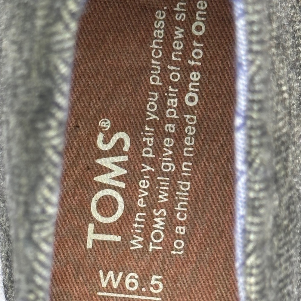 Toms Leila Ankle Boots Olive Green Herringbone Sz 6.5 - Picture 6 of 9